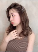【デュアプレ】前髪アレンジ　似合わせカット/縮毛矯正韓国