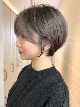 サンドシーン(sand scene) ＠thisiskaito表参道原宿/ショートヘア/ショートボブ/グレージュ