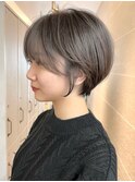 @thisiskaito表参道原宿/ショートヘア/ショートボブ/グレージュ