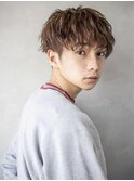 メンズ/マッシュ/波巻きパーマ/博多駅