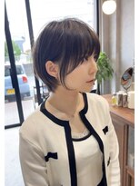 韓国風 レイヤーカット ボブ　学割_4331