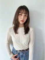 ガリカ 大名(Gallica)&nbsp;【森千晶】艶髪透明感ココアブラウン/フェイスレイヤー/ロング