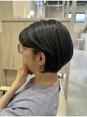 ［sida 鹿毛］「40代50代60代デザインハイライト　青紫」