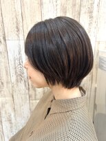 サイン(SIGN)&nbsp;大人ショートボブ30代40代50代/マロンブラウン/前髪あり/くびれ