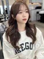 ソヨン 金山店(SOYON)&nbsp;ロングレイヤー/グレージュ/アッシュグレー/2way前髪/耳掛け