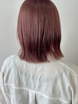 ハル 南平岸(HARU) ブリーチありピンクブラウン