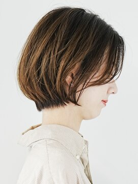 インセプション 銀座(INCEPTION) 前下がりショート・ボブ/パーマ/前髪なし/30代/40代/50代/長め