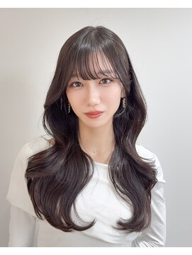 ロンドアンメゾン 原宿(Lond un Maison.) くびれヘア/顔周り/韓国/レイヤーカット/黒髪/ロング/前髪/原宿