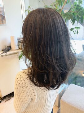 ヘアーアンドメイク ブリリアント(hair&make BRILLIANT) オリーブベージュ レイヤースタイル 30代ヘア トリートメント