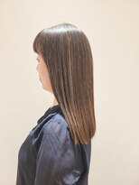 松本平太郎美容室 国立店 ロングストレート×酸性ストレート×マニキュア×ハイライト