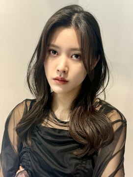 クラン バイ ヘッドライト たまプラーザ店(clan by HEADLIGHT) ミディアムレイヤー巻きスタイル