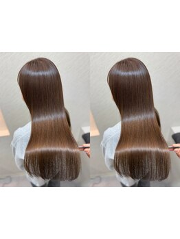 縮毛矯正とは思えないほど自然に☆"ECLARTプレミアム美髪縮毛矯正"を使用し理想の髪質に改善♪[津田沼駅]