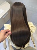 【高瀬陽介】水素ストレート×イルミナカラー×マロンベージュ