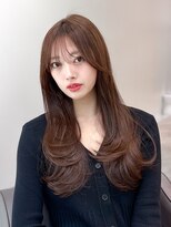 ライズ ネックス ザ サロン 渋谷(LIZE nex the salon)&nbsp;【ロングヘア　前髪なし　韓国ヘア#35】#渋谷駅#韓国#髪質改善