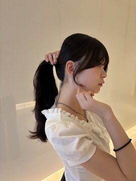 ジーナ 天神(Zina) 顔周りカット/レイヤーカット/小顔/黒髪[福岡天神]