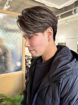 メンズ外国人風ハイライト