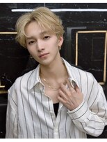 サイン メンズ 渋谷(SIGN men's)&nbsp;フェザーパーマダウンパーマニュアンスパーマセンターパート 