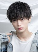 ニュアンスパーマ/波巻きツイストスパイラル/メンズカット[横浜]