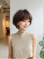 ハピネスフィール 宇治店(Happiness FEEL)&nbsp;30代40代似合わせ耳掛けショートボブ