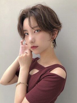 アクシス ナゴヤ(AXIS NAGOYA) 北野ピンクベージュ/アンブレラカラー/クールショート/前髪/名駅