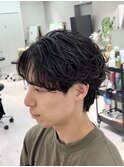 2way ニュアンスシャドウパーマ/毛流れシャドウパーマ/メンズ