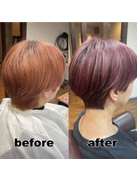 モンド ヘアクリエーション 新栄店(monde hair creation)&nbsp;【monde】before × after × 髪質改善