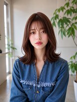 アンフィニー 銀座(ANFINI)&nbsp;ふんわり艶髪髪質改善カラー×髪質改善レイヤー顔まわり韓国