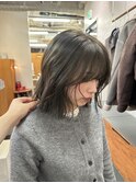 【RIE】透明感オリーブベージュ×ヘルシーボブ