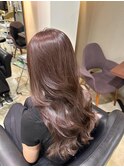 水光感ブリーチなしラベンダー