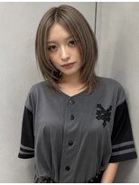 オニキス(ONYX)&nbsp;夏っぽいシアーベージュ×ミディアムレイヤー