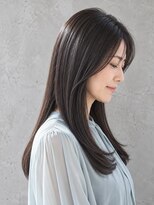 ヘアールームノエル(Hair room Noel)&nbsp;若見え×-5歳×エイジング×ロングレイヤー×グレイカラー