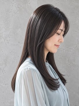ヘアールームノエル(Hair room Noel) 若見え×-5歳×エイジング×ロングレイヤー×グレイカラー