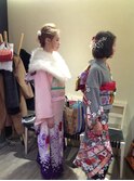 着付けとヘアアレンジ
