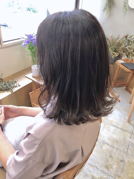 マロウ(mallow) 《花屋併設》エドル アッシュブラック@20代30代40代@カラー