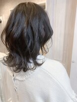 キャアリー(Caary)&nbsp;福山市美容院Caary人気マットグレージュ×くびれ外ハネ♪