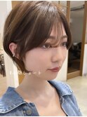 ショート/小顔ショート/前髪長め