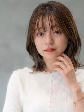 エースハバナ 渋谷(1 HAVANA) ヌーディーカラー/サラツヤロング/ふんわりミディアム/小顔ヘア