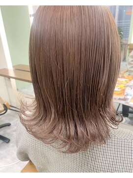 エイム ヘアメイク 横川店(eim HAIR MAKE) ～ピンクベージュ～