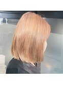 ベージュカラー/ミルキーベージュ/ミルクティベージュ/ボブ