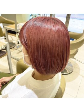 アース 高円寺店(HAIR & MAKE EARTH) ピーチピンク☆ 《earth_aoyagi0415》