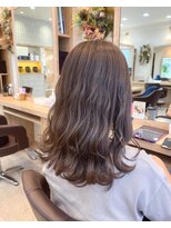 シオン(sion)&nbsp;レイヤーロング/透明感グレージュ/20代/30代/40代/50代