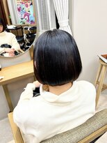 ウェルク(welc)&nbsp;イメチェンスタイルハッシュカット似合わせカットレッドブラウン