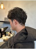 メンズ×ビジネスパーマ