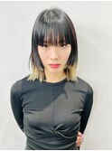 コントラストボブ×姫カット