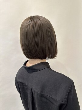 エスアンドエスさかもと イオン高松東店(S&S) ミニボブ/オリーブベージュ