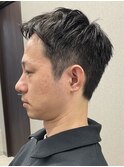 ハイトーンカラー/マッシュパーマ/アースカラー/men's/