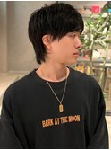 マッシュウルフ ダークカラー メンズカット メンズマッシュ