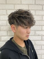 アッシュ 稲田堤店(Ash) リーゼンマッシュ×無造作スパイラルパーマ