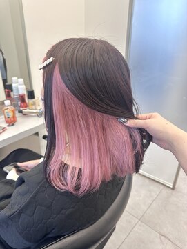 ゴウトゥデイシェアサロン 町田店(GO TODAY SHAiRE SALON) インナーホワイトピンク【町田】