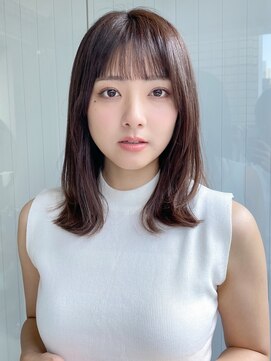 エトラ 渋谷店(etora) 小顔 フェミニンロング メルティーカラー 似合わせカット"